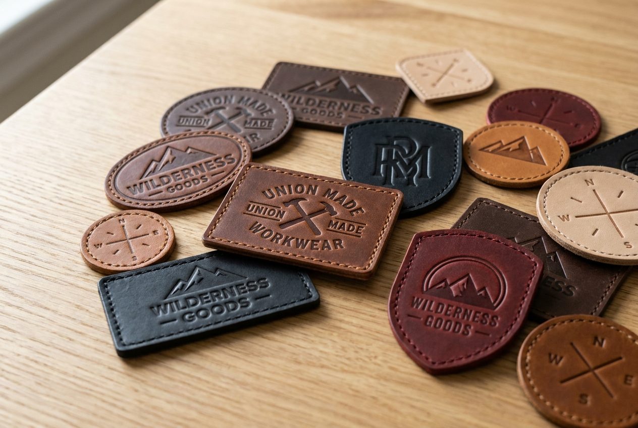 Leather Patches &mdash; custom made by Tags R Us