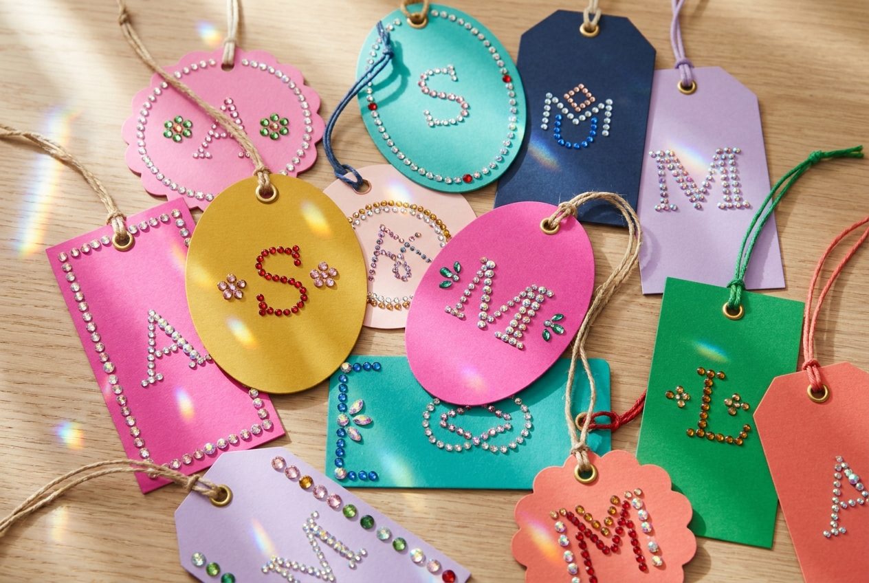 Rhinestones &mdash; custom made by Tags R Us