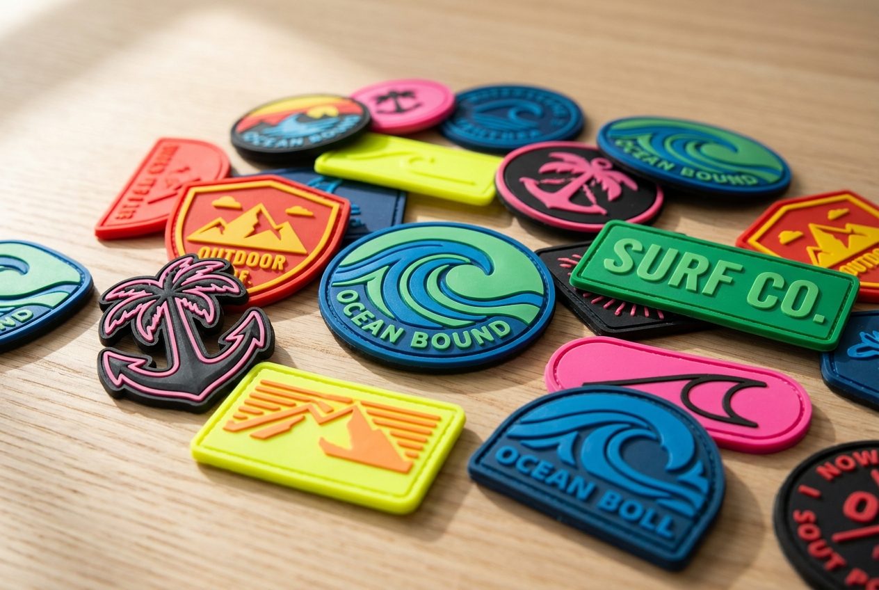 Rubber Patches &mdash; custom made by Tags R Us