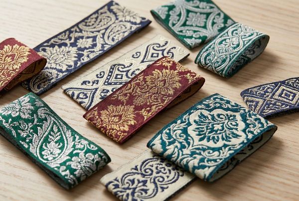 Damask Woven &mdash; custom made by Tags R Us