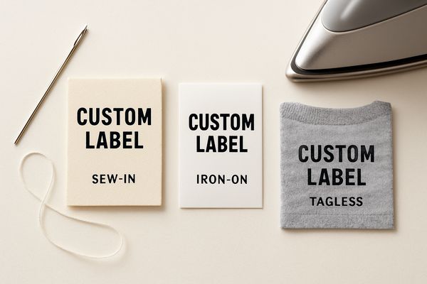 Sew-In vs. Iron-On vs. Tagless Labels